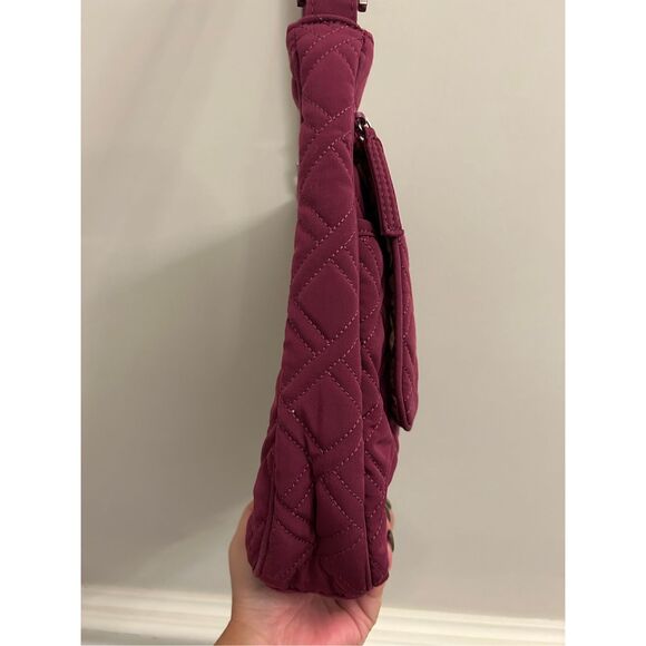 Vera Bradley Maroon Quilted Crossbody Bag - Picture 5 of 12